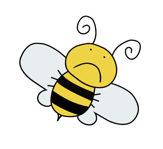 Sad bee